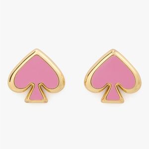 NWT! Kate Spade Gold-Tone Pink Everyday Stud Earrings